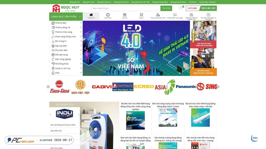 Screenshot of ngochuy.com