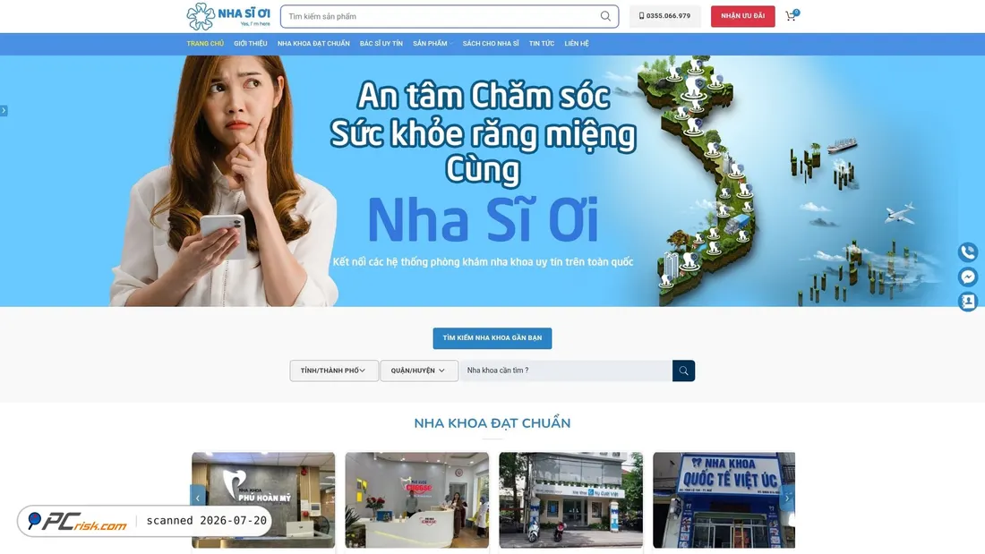 Screenshot of nhasioi.vn