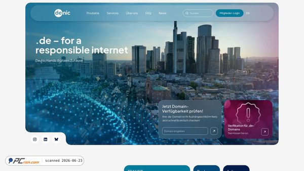 nic.de screenshot