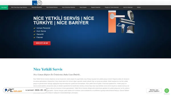 niceservisi.com screenshot