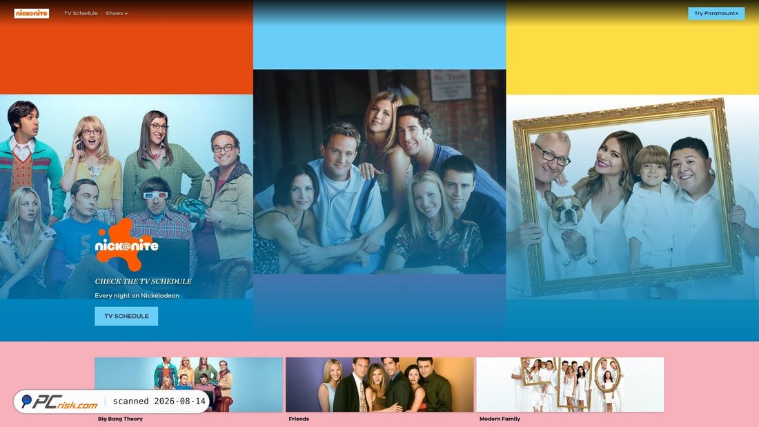 Screenshot von nickatnite.com