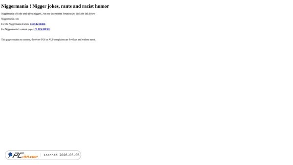 niggermania.com screenshot