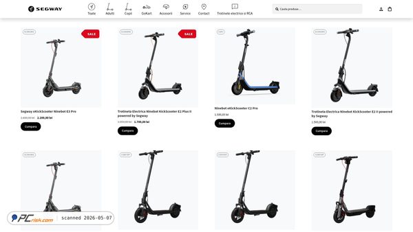 ninebot.ro screenshot