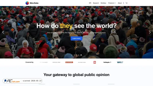 niradata.com screenshot
