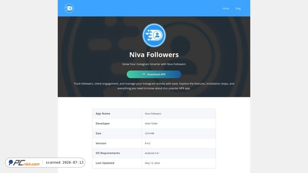 nivafollowers.org screenshot