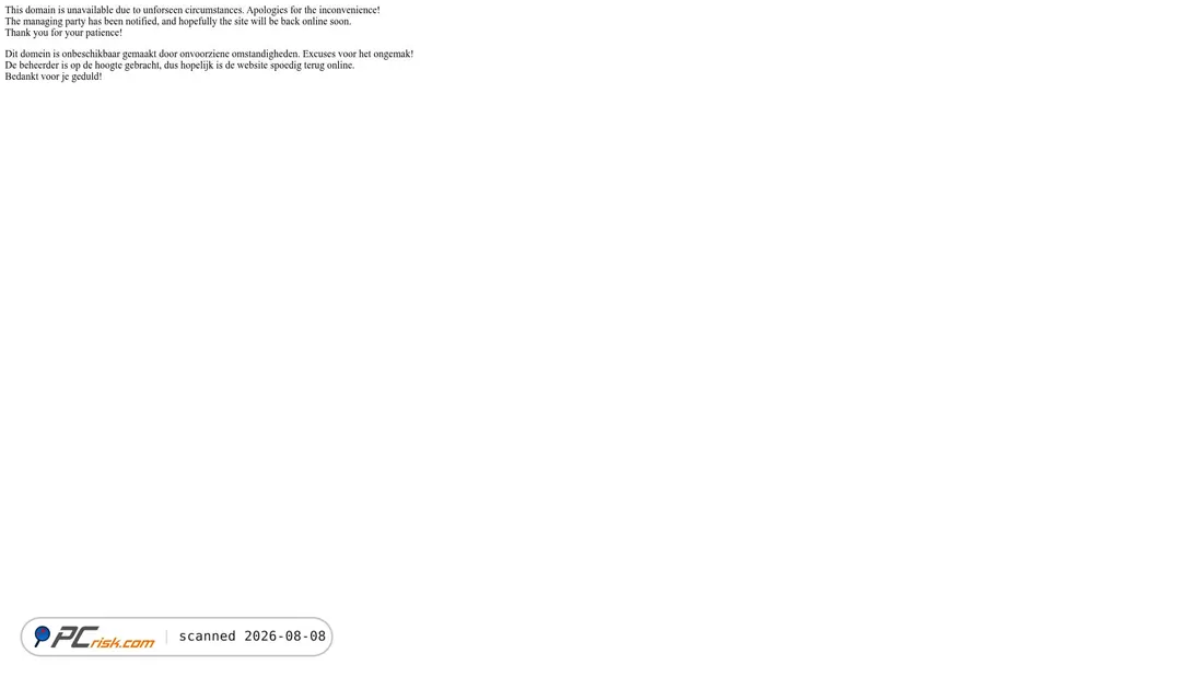 Screenshot of nkvf.nl
