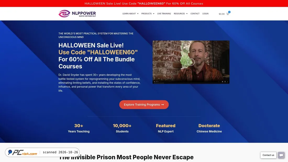 Screenshot di nlppower.com