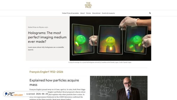 nobelprize.org screenshot