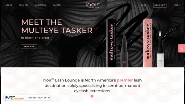 noirlashlounge.com screenshot