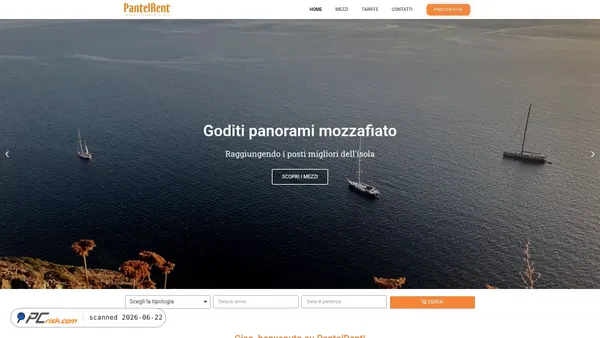 noleggioautopantelleria.it screenshot