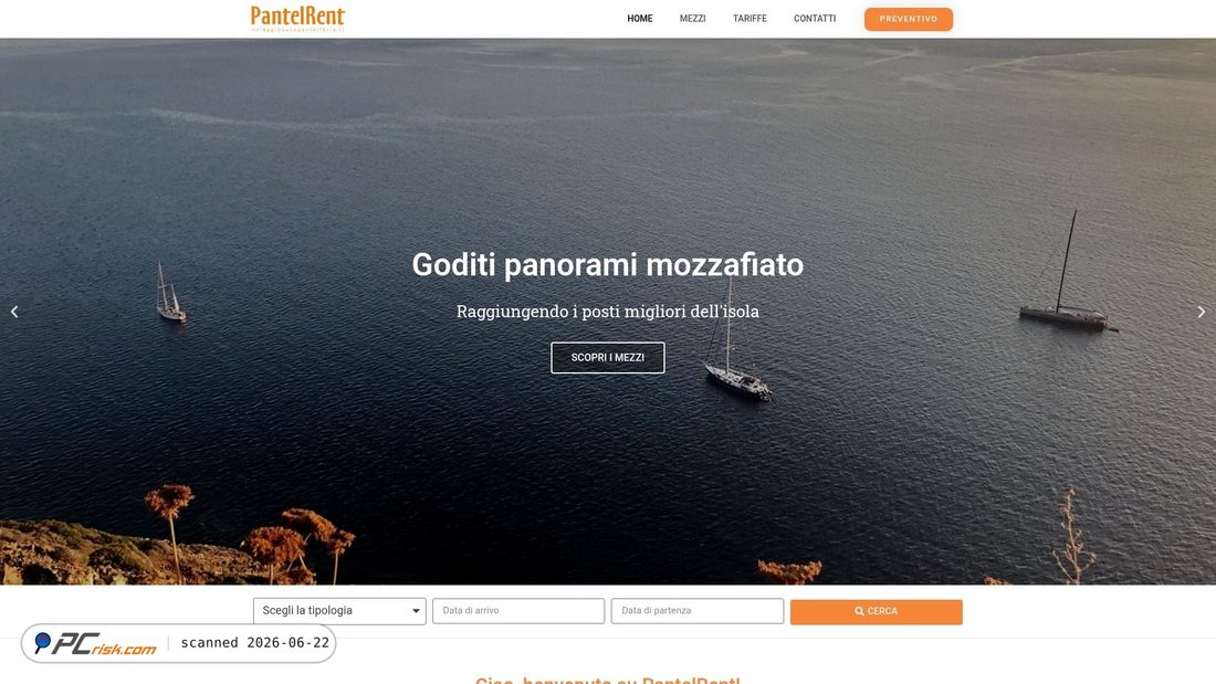 Screenshot of noleggioautopantelleria.it
