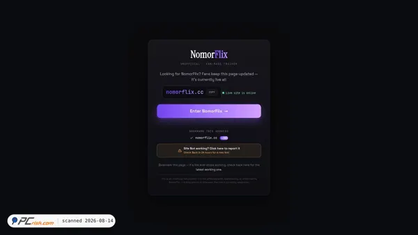 nomorflix.com screenshot