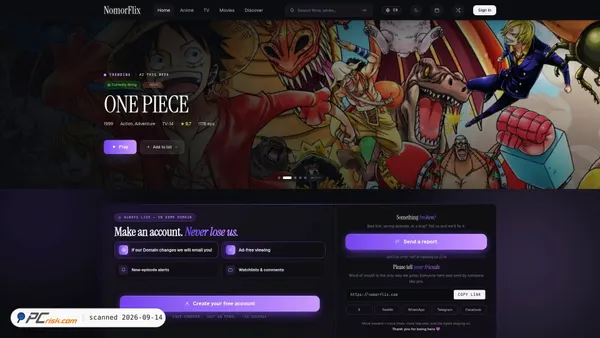 Captura de nomorflix.icu