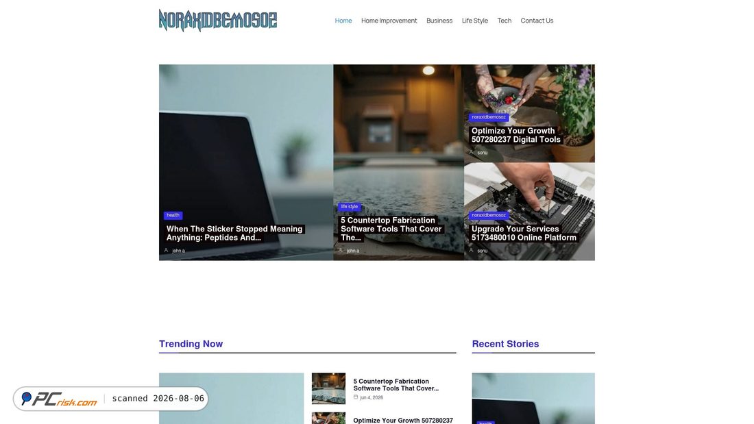 Screenshot of noraxidbemosoz.net