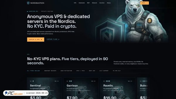 nordbastion.com Screenshot