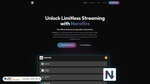 norofire.com screenshot