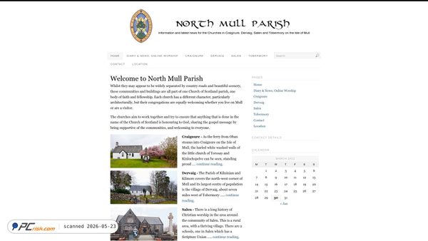 northmullparishes.org screenshot