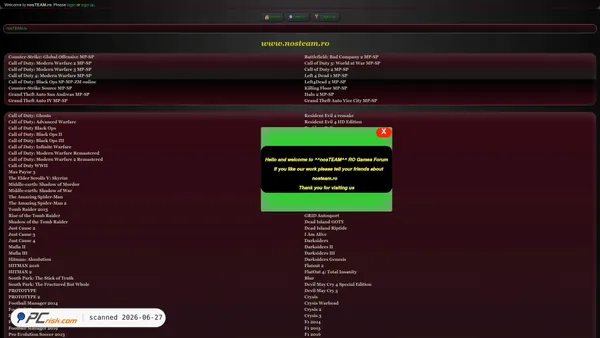 nosteam.com.ro screenshot