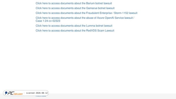 noticeofpleadings.net Screenshot