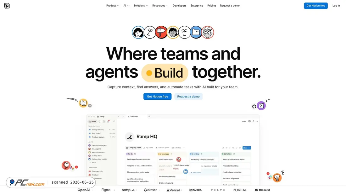 Captura de pantalla de notion.com