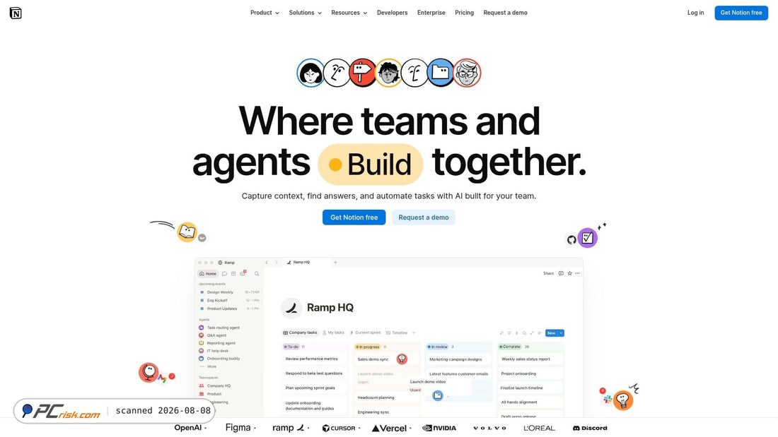 Screenshot di notion.site