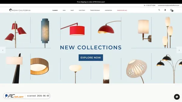 novaofcalifornia.com screenshot