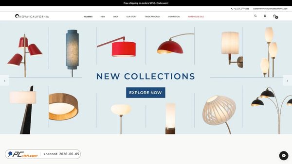 novaofcalifornia.com screenshot