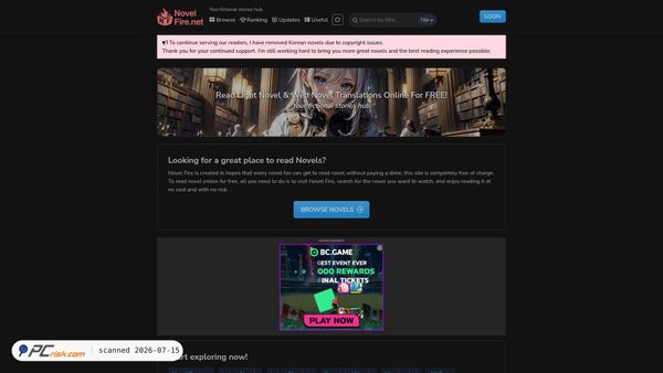 novelfire.net screenshot