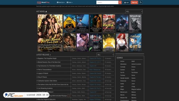 novelping.com screenshot