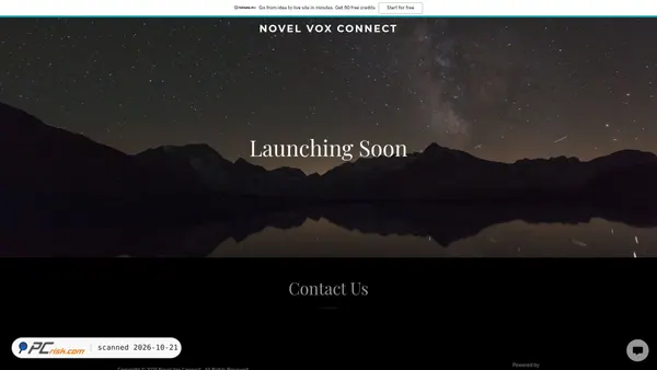 Captura de novelvoxconnect.com