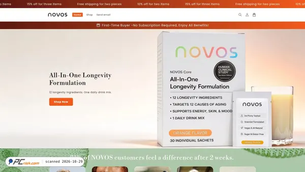novoslabs-us.com screenshot
