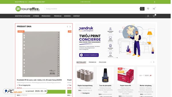 novumoffice.pl screenshot