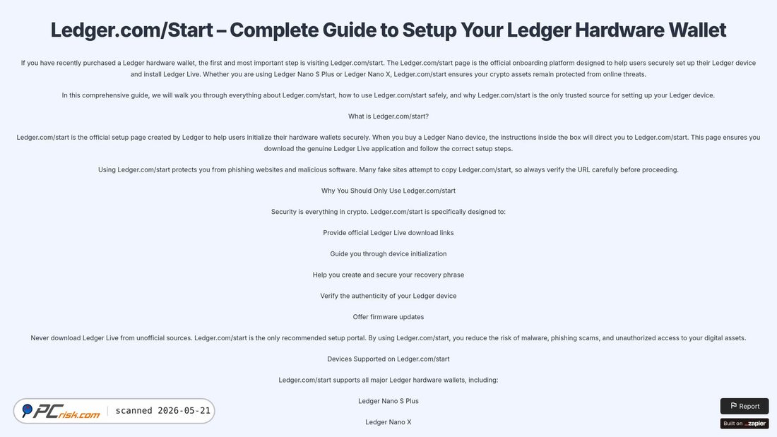 Screenshot of now-ledgr.zapier.app