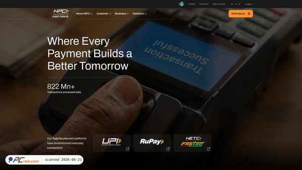 npci.org.in screenshot