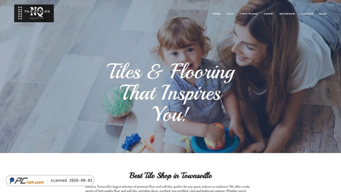 Screenshot von nqtilestyles.com.au