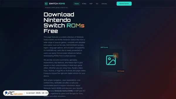nsroms.net Screenshot