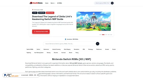 nswitchroms.net screenshot