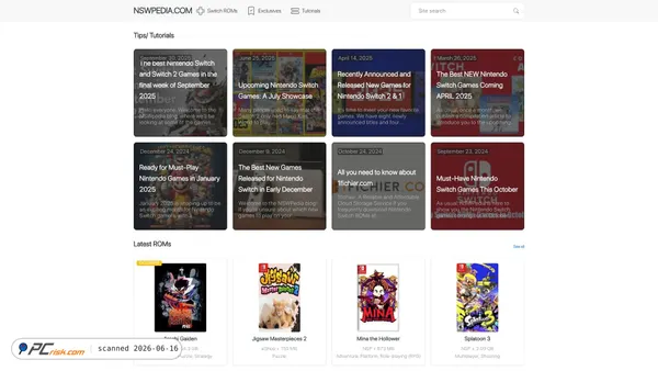 nswpedia.com screenshot