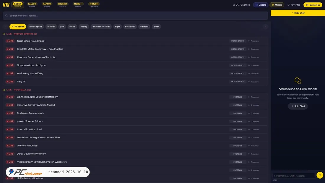 Is ntv.cx Safe? Security Scan Report | PCrisk