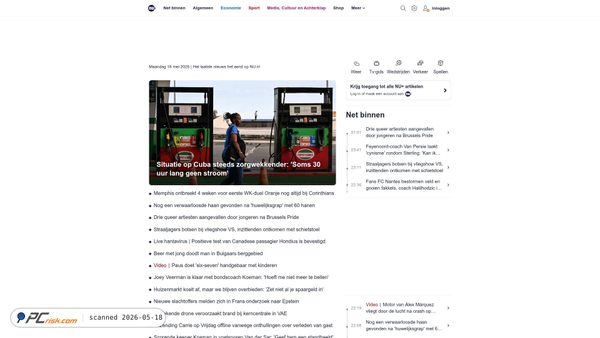 nu.nl screenshot