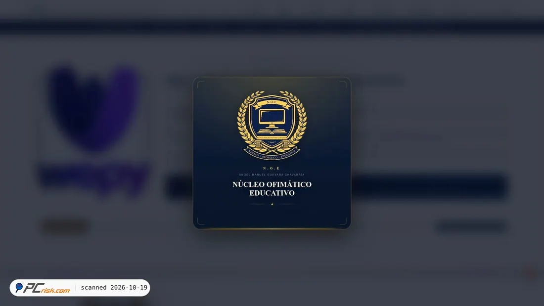 Screenshot of nucleoofimaticoeducativo.com