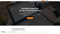 nuget.devexpress.com screenshot