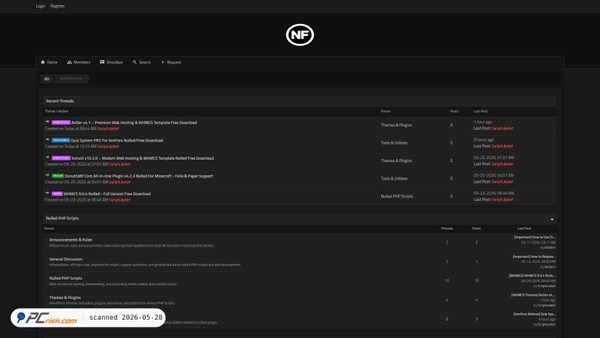 nulledforums.xyz screenshot