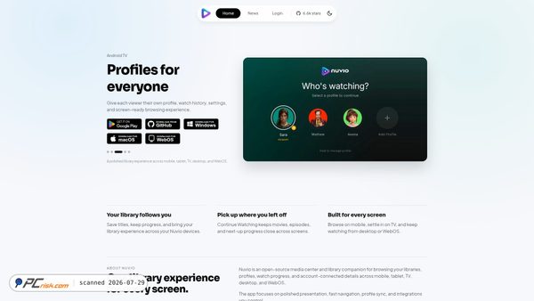 nuvio.tv screenshot