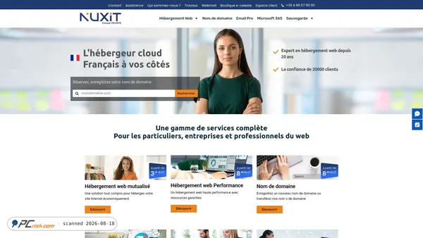 nuxit.com screenshot