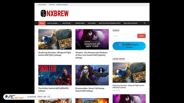 nxbrew.me screenshot