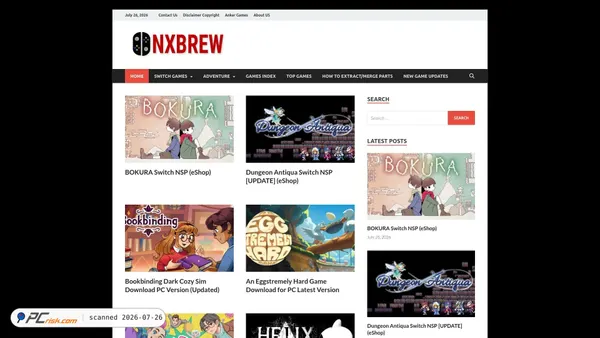 nxbrew.me screenshot