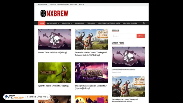 nxbrew.me screenshot