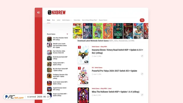 nxbrew.net screenshot
