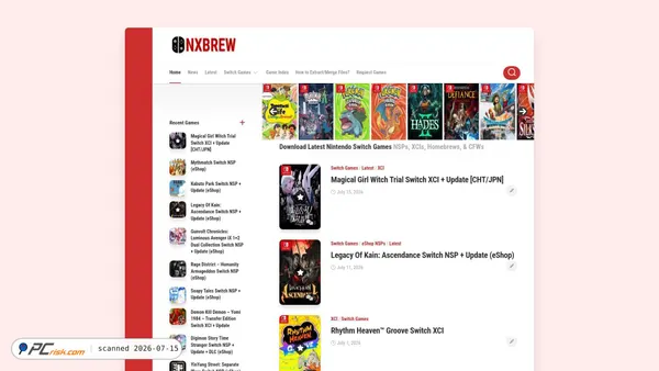 nxbrew.net screenshot